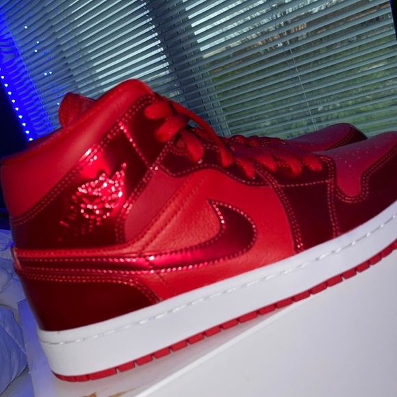 Nike Shoes - Red Nike air Jordan size 8 worn once the popular ones that sell out in minutes